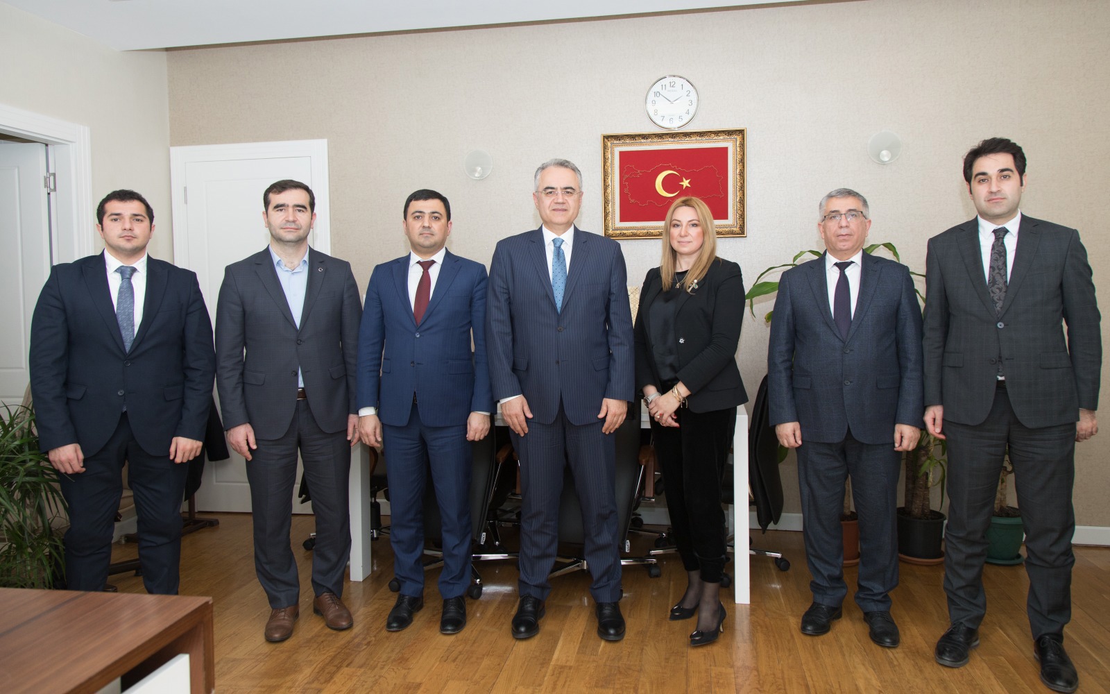 Azerbaycan heyeti SGK’yı ziyaret etti